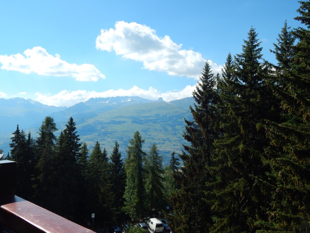 La vue du balcon l'été