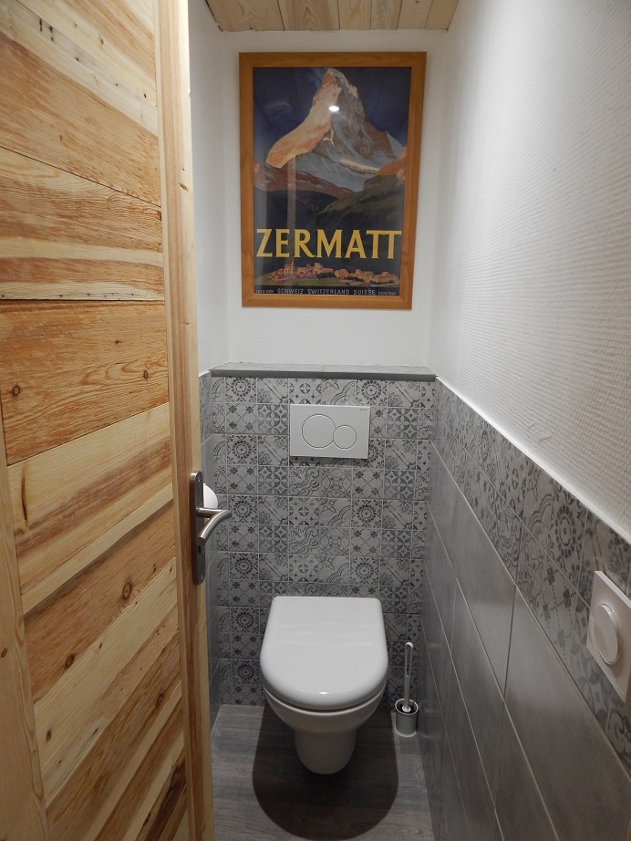 Les toilettes au rez de chaussé